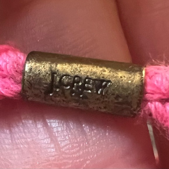 J. Crew Lot Of 5 Bracelets Neon Pink Yellow Orange Rhinestones & White Beads - Picture 12 of 12